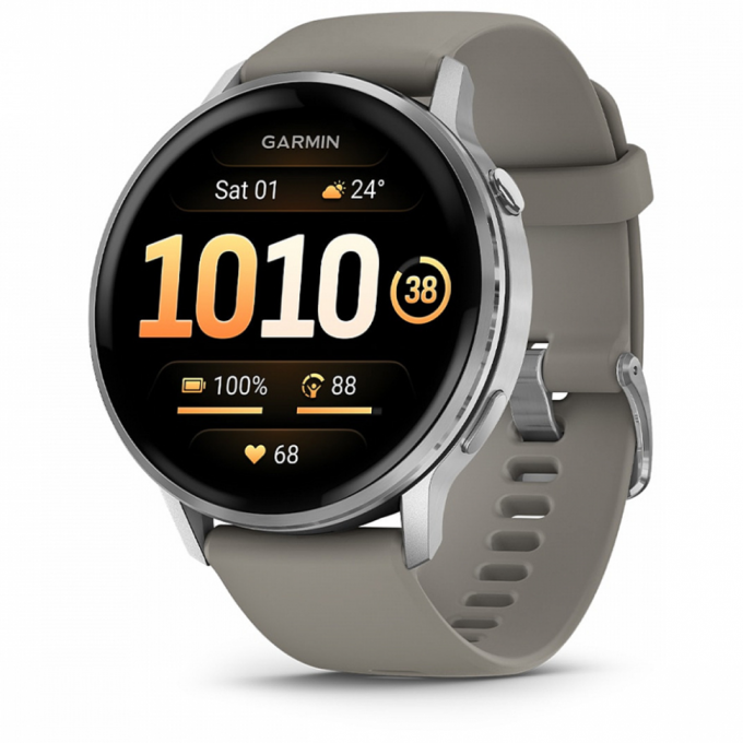 Часы GARMIN VENU 4 45 мм Silver with 010-03014-01
