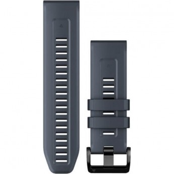 Ремешок для смарт часов GARMIN QUICKFIT 26 WATCH BANDS GRANITE BLUE SILICONE