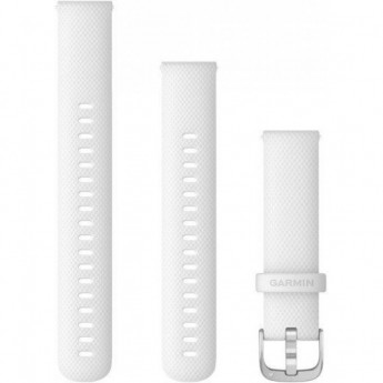 Ремешок сменный GARMIN VIVOMOVE, STYLE, 20MM, SILICONE, ROSE GOLD, WHITE