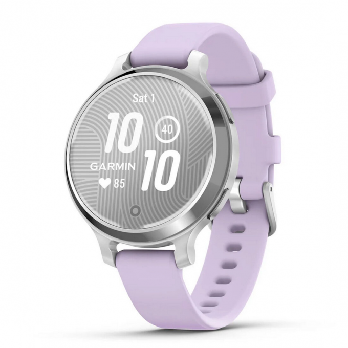 Смарт-часы GARMIN LILY 2 CLASSIC PETITE, STYLISH SMARTWATCH SILVER WITH SAGE GRAY NYLON BAND 010-02891-51