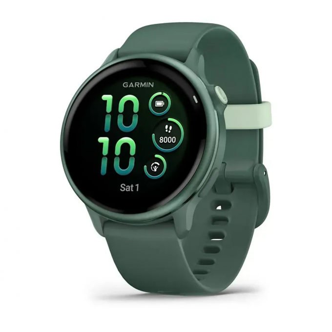 Смарт-часы GARMIN VIVOACTIVE 6 металлик/яшмово-зеленый 010-02985-02