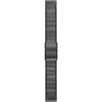Ремешок сменный для GARMIN QUICKFIT 20MM, металлический (Тёмно-серый)